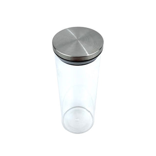 2.SORTERNG 1000ML OPBEVARINGSGLAS I RUSTFRIT STÅ