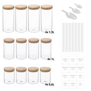 Pakketilbud opbevaringsglas (2)