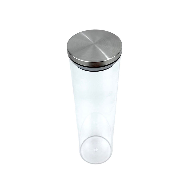 2.SORTERNG 1300ML OPBEVARINGSGLAS I RUSTFRIT STÅL